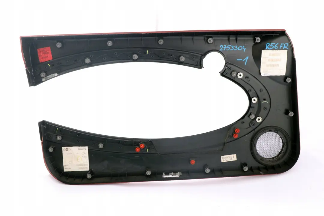 Tapicerka boczek drzwi prawy przód do MINI Cooper R56 o numerze 2753304 MINI Cooper R56 Tapicerka boczek drzwi prawy przód - SKU 2753304 - Numer Części 2753304