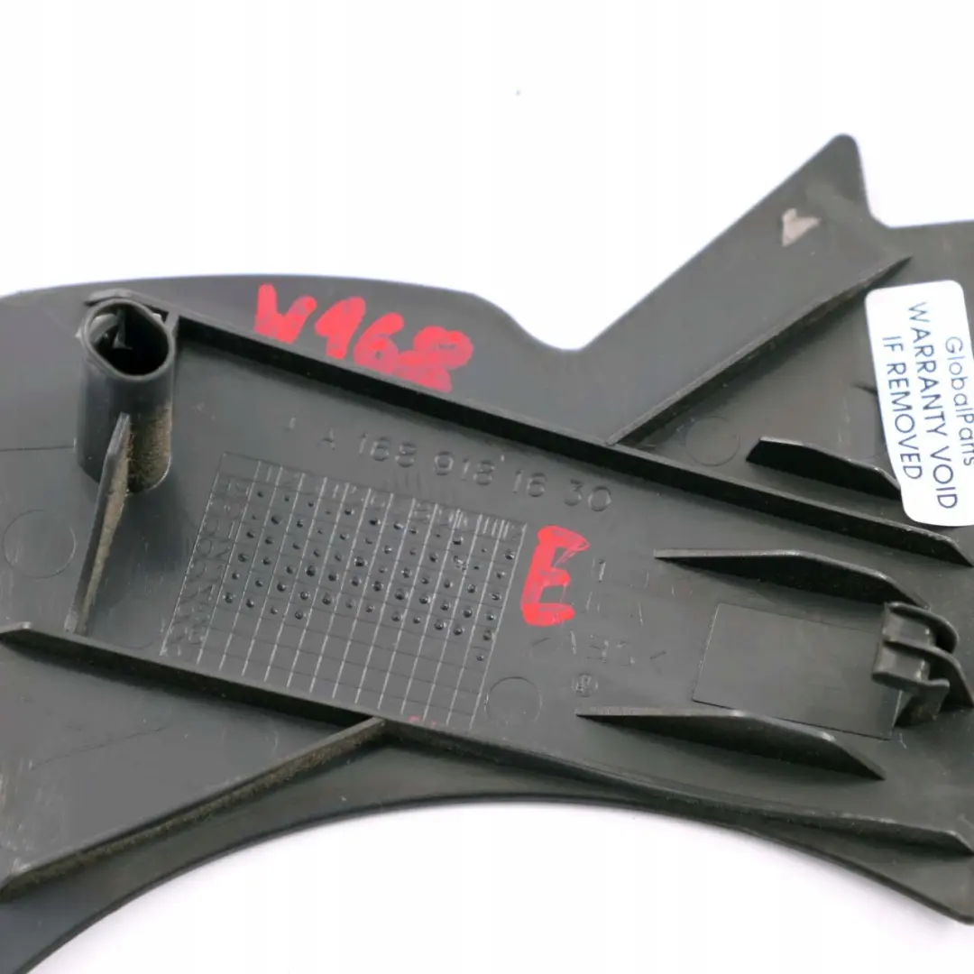 Mercedes-Benz A-Class W168 Front Seat Trim Panel Cover to with Part number A1689181630 Mercedes-Benz A-Class W168 Front Seat Trim Panel Cover - SKU A1689181630 - Part number A1689181630