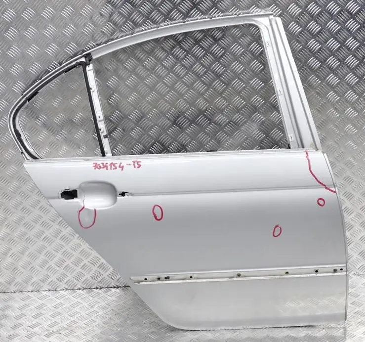 BMW 3 E46 Saloon Door Rear Right O/S Titansilber Titan Silver Metallic - 354