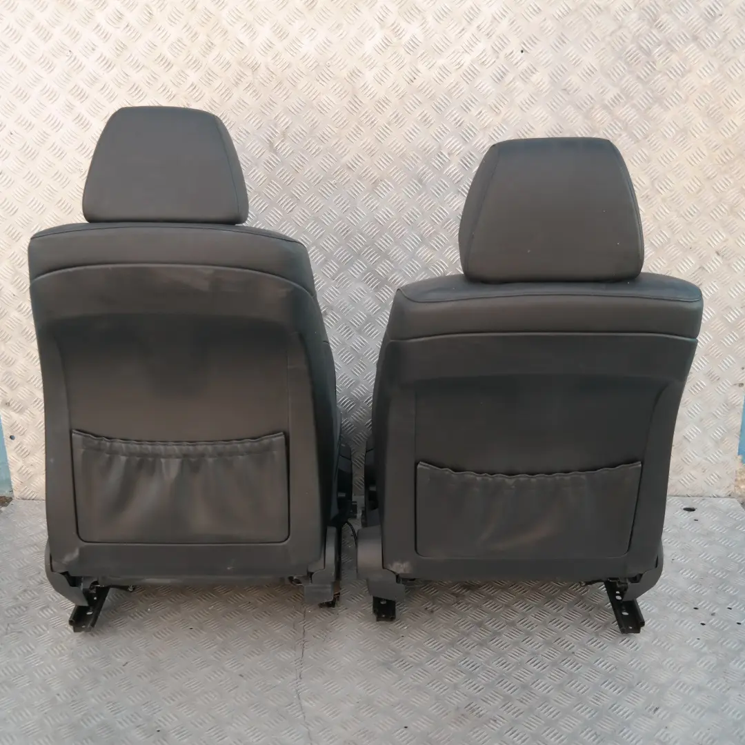Leather Interior Front Seats Driver Passenger Side to BMW 5 SERIES E60 E61 Black with Part number E60 E61 Black Leather Front Seats BMW 5 SERIES E60 E61 Black Leather Interior Front Seats Driver Passenger Side - SKU E60 E61 Black Leather Front Seats - Part number E60 E61 Black Leather Front Seats