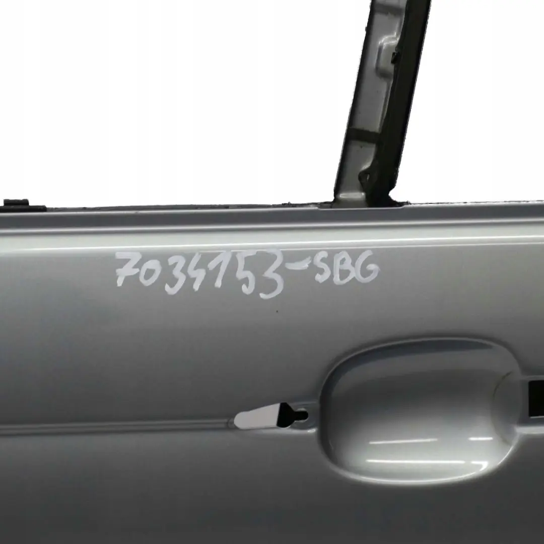 Tür Hinten Links Silbergrau Grau Metallic - A08 für BMW 3 E46 Limousine mit Teilenummer 7034153 BMW 3 E46 Limousine Tür Hinten Links Silbergrau Grau Metallic - A08 - SKU 7034153-SBG - Teilenummer 7034153