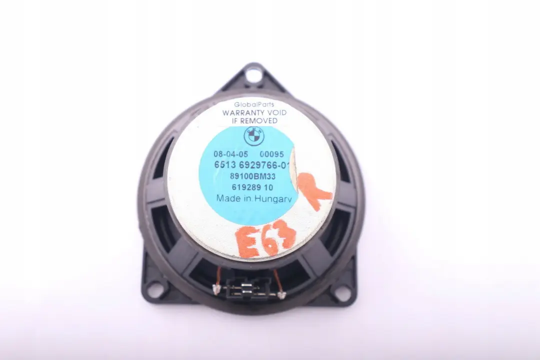  *BMW 6 Reihe E63 LCI Lautsprecher Links HIFI-SYSTEM Rechts - SKU 9143130 - Teilenummer 9143130