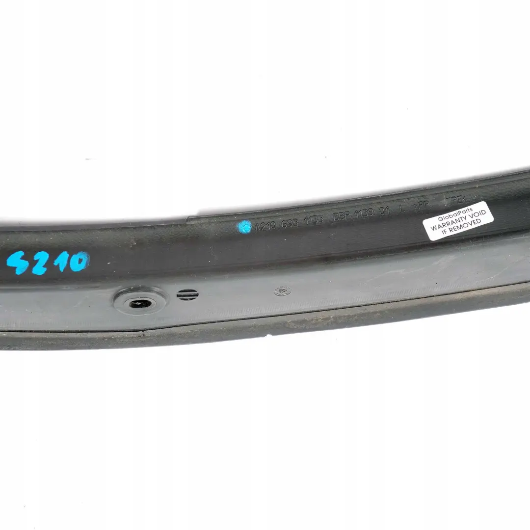 Mercedes-Benz W210 S210 Rear Left Trim Strip Panel Trunk Cover to with Part number A2106931133 Mercedes-Benz W210 S210 Rear Left Trim Strip Panel Trunk Cover - SKU A2106931133 - Part number A2106931133