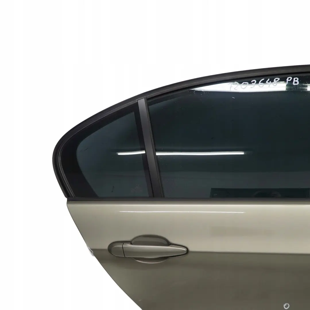 Door Rear Right O/S Platinbronze Platinum Bronze Metallic - A53 to BMW 3 E90 with Part number 7203648 BMW 3 E90 Door Rear Right O/S Platinbronze Platinum Bronze Metallic - A53 - SKU 7203648-PB - Part number 7203648