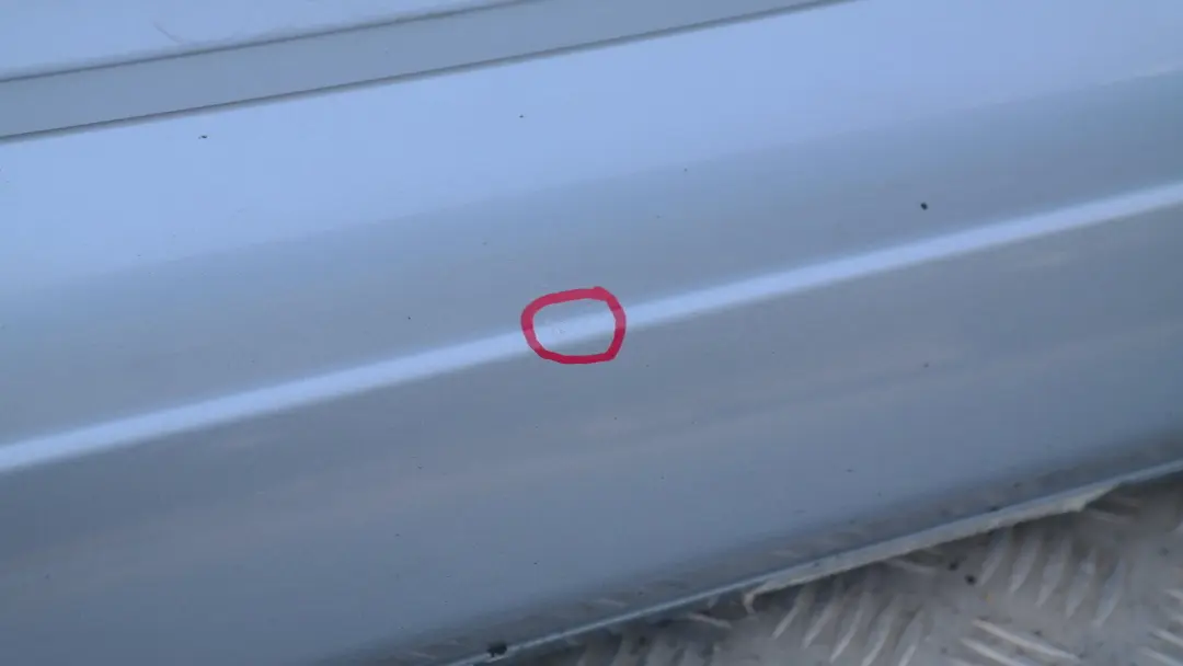 BMW 1 SERIES E81 E82 E88 Sill strip side skirt right O/S WATER BLUE METALLIC - SKU 0036142-WB - Part number 51770036142