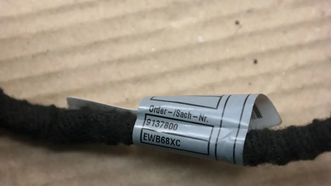 Mini One R55 R56 R57 Modulo De La puerta del pasajero izquierdo Cables - SKU 9137800 - Número de pieza 9137800