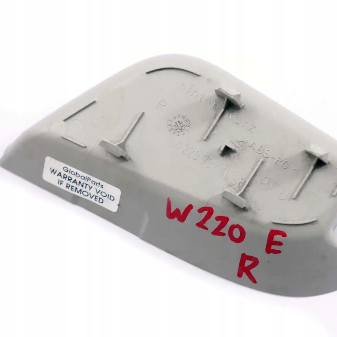  Mercedes-Benz S W220 Revetement Poignee Garniture de Porte Arriere Droite - SKU A2207374688 - Numéro de pièce A2207374688