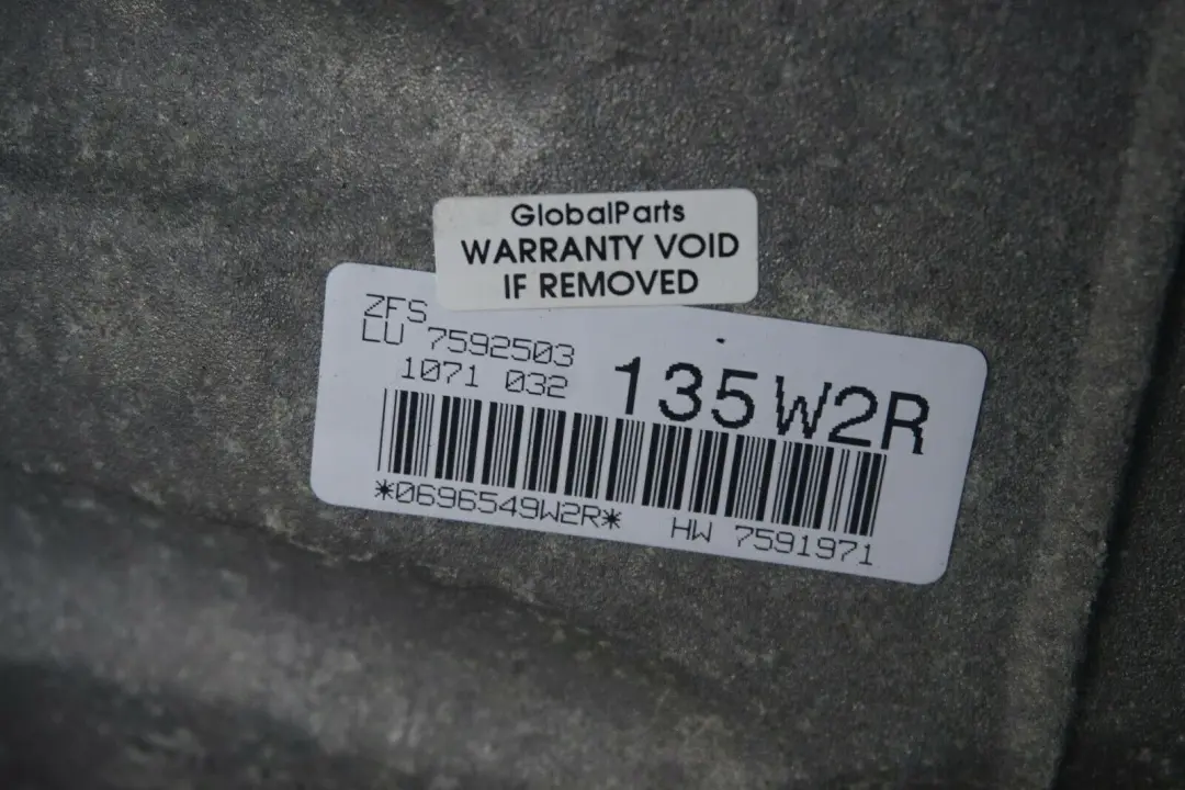 N52N N53 Automatic Auto Gearbox GA6HP19Z WARRANTY BMW 3 Series E90 E91 E92 325i - SKU 7576175 - Part number 7576175