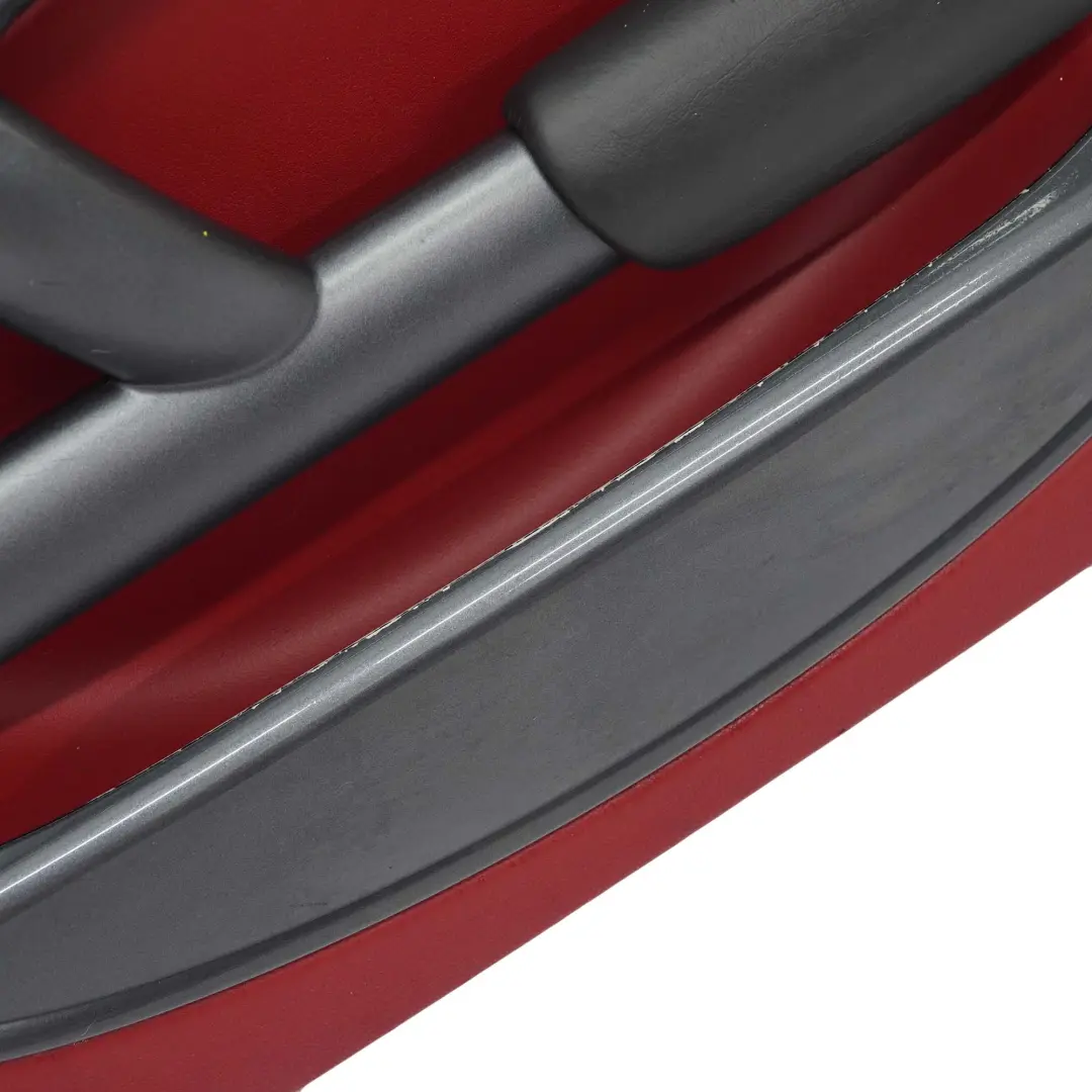 Front Right O/S Door Card Trim Tartan Red Leather Anthracite to BMW Mini R50 with Part number 7113436 BMW Mini R50 Front Right O/S Door Card Trim Tartan Red Leather Anthracite - SKU 7113436 - Part number 7113436