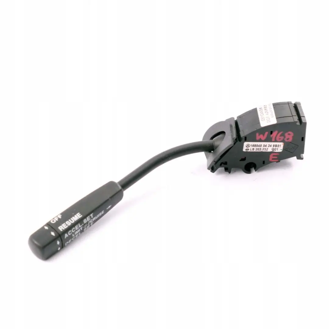 Mercedes-Benz W168 Tempomat Interrupteur Tige Essence pour à propos du numéro de pièce A1685450424 Mercedes-Benz W168 Tempomat Interrupteur Tige Essence - SKU A1685450424 - Numéro de pièce A1685450424