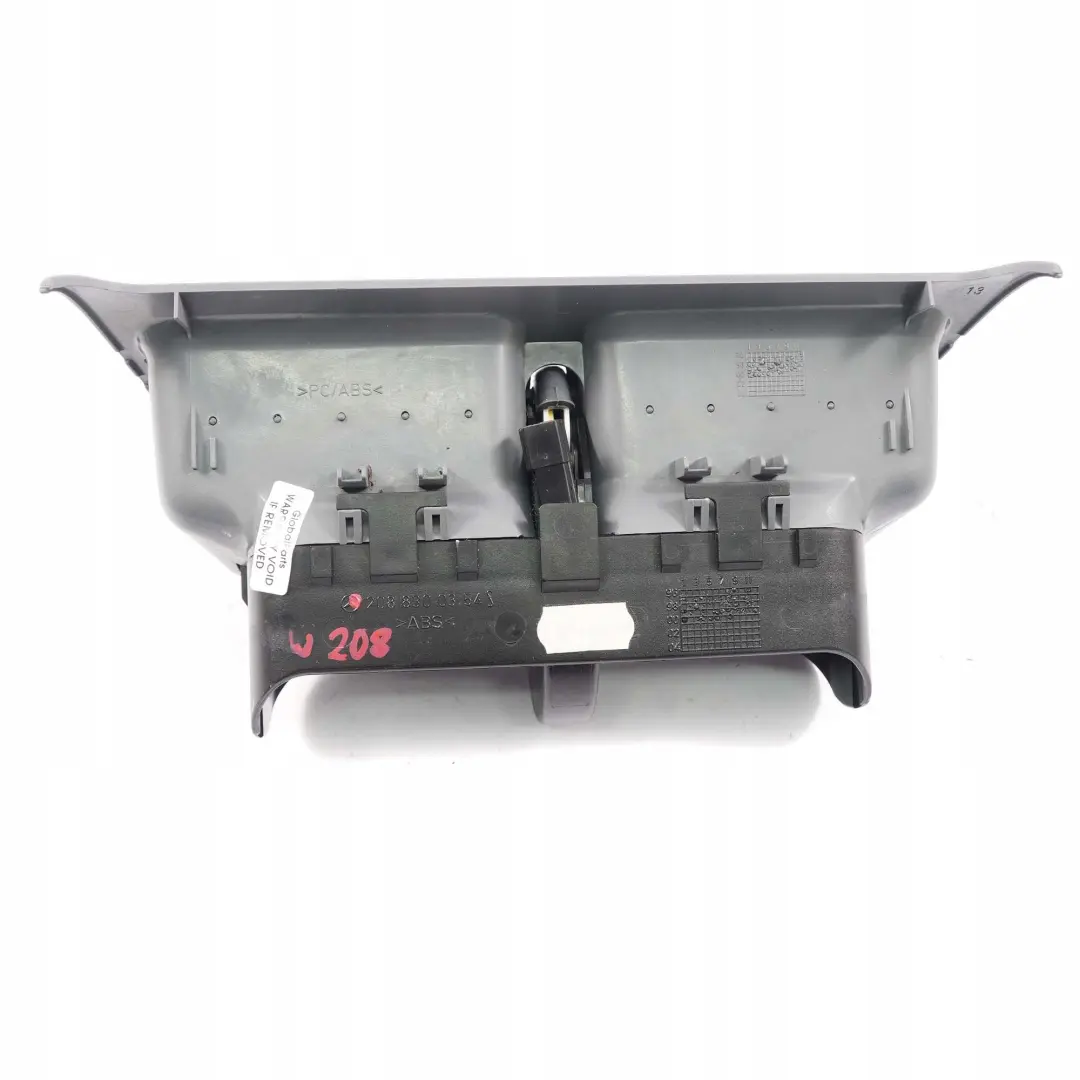 Mercedes-Benz CLK W208 Dashboard Centre Air Vent Nozzle Grill Grey to with Part number A2088300354 Mercedes-Benz CLK W208 Dashboard Centre Air Vent Nozzle Grill Grey - SKU A2088300354 - Part number A2088300354