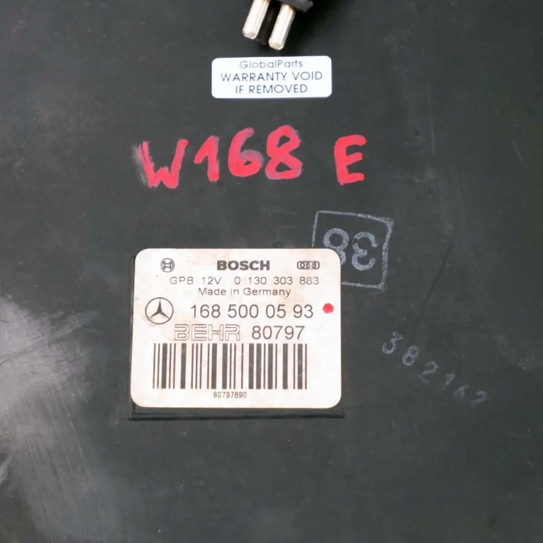 Mercedes-Benz A-Klasse W168 Motorkühlung Kühlerlüfter 300W Benzin A168500059 für mit Teilenummer A1685000593 Mercedes-Benz A-Klasse W168 Motorkühlung Kühlerlüfter 300W Benzin A168500059 - SKU A1685000593 - Teilenummer A1685000593