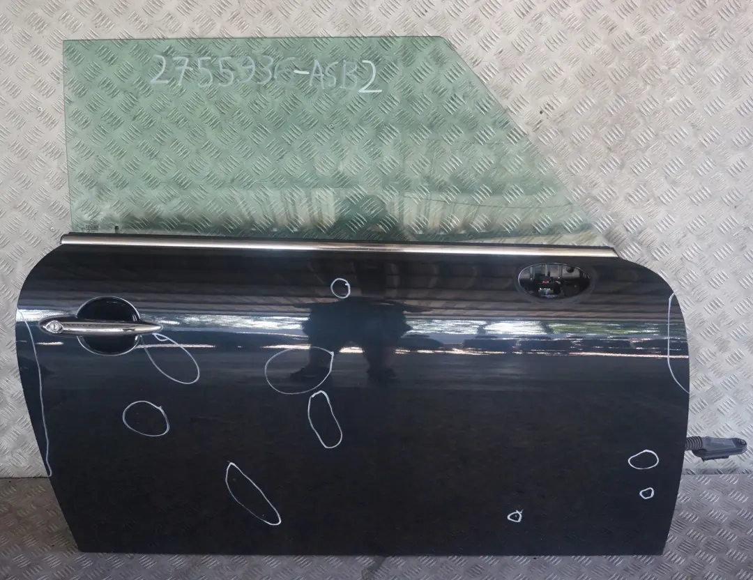 BMW MINI Cooper 2 R55 R56 R57 R58 R59 Door Front Right O/S Astro Black Metallic - SKU 2755936-ASB2 - Part number 2755936