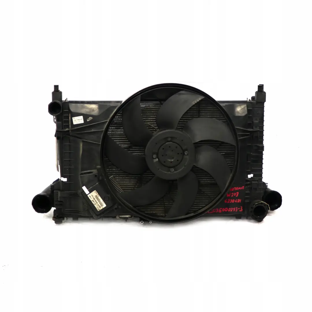 OM611 Motor Diesel Refrigeracion Radiador Ventilador para Mercedes C W203 con número de pieza A2035000293 Mercedes C W203 OM611 Motor Diesel Refrigeracion Radiador Ventilador - SKU A2035000293-3 - Número de pieza A2035000293