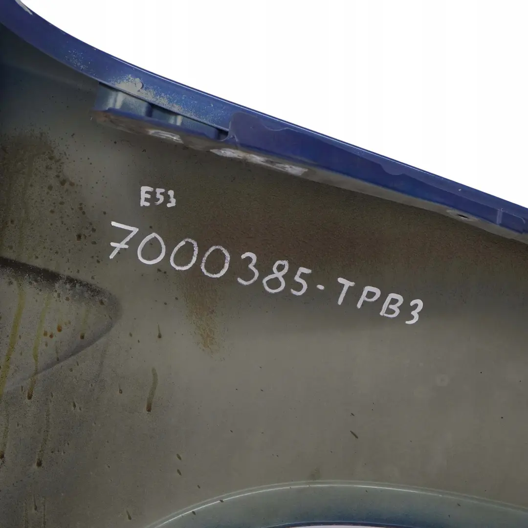Panneau Laterale a L'Avant Gauche Garde-Boue Bleu Topaze Bleu 364 pour BMW X5 E53 à propos du numéro de pièce 7000385 BMW X5 E53 Panneau Laterale a L'Avant Gauche Garde-Boue Bleu Topaze Bleu 364 - SKU 7000385-TPB3 - Numéro de pièce 7000385