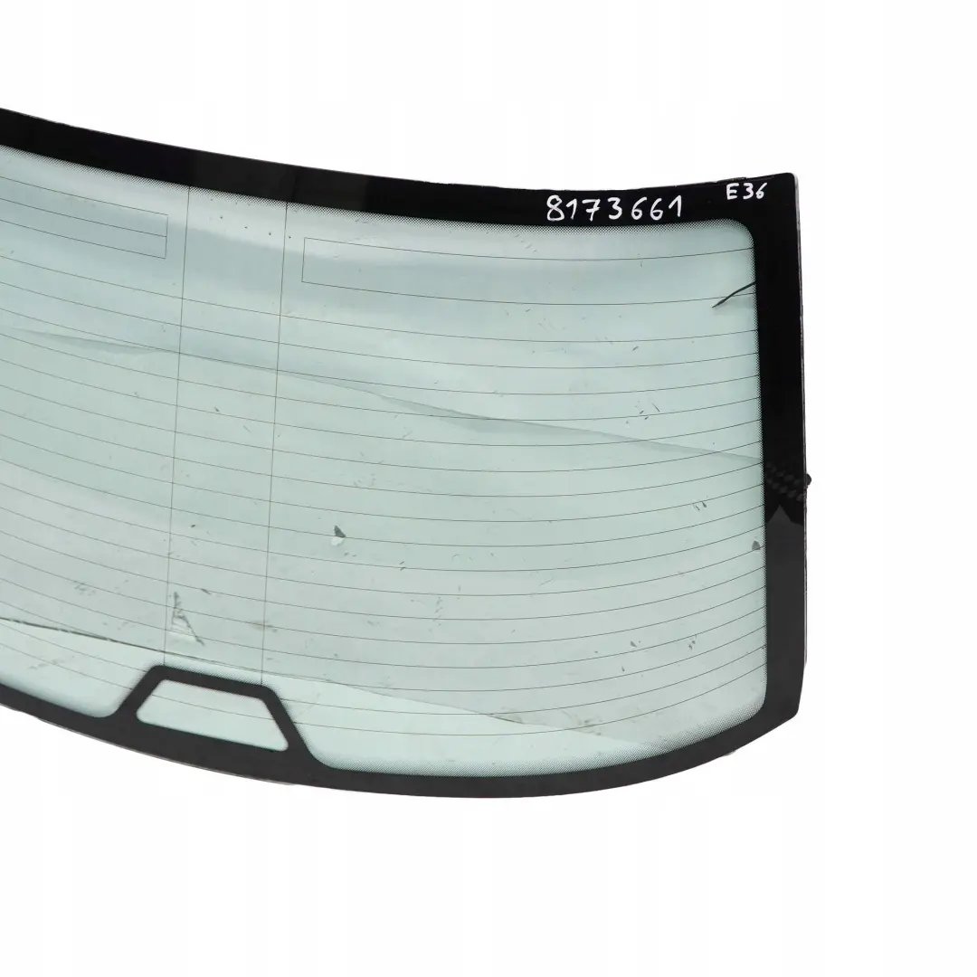 BMW E36 Sedan Szyba tylna tył AS2 - SKU 8173661 - Numer Części 7258175
