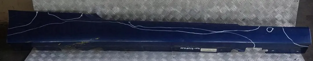 Reihe E92 E93 Schwellerleiste rechts Montegoblau Montego Blau - A51 für BMW 3 mit Teilenummer 0034058 BMW 3 Reihe E92 E93 Schwellerleiste rechts Montegoblau Montego Blau - A51 - SKU 0034058-MTB - Teilenummer 0034058