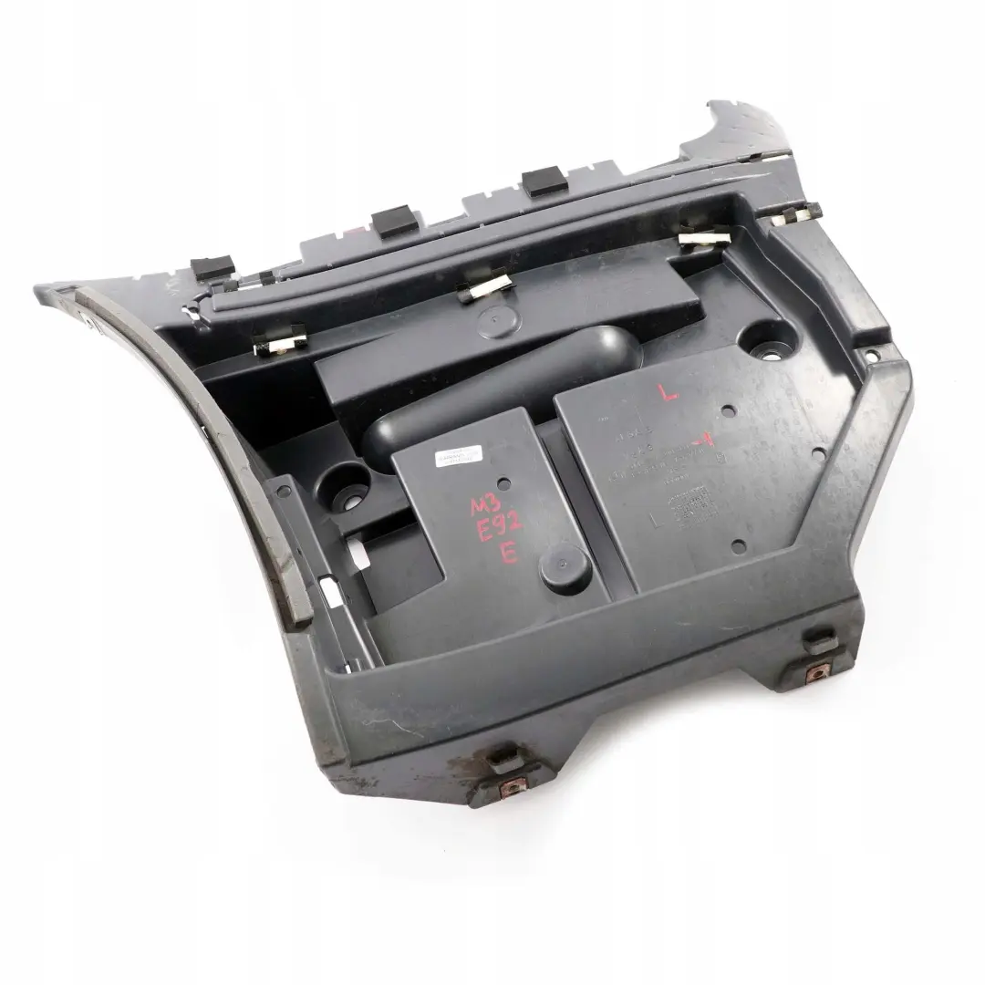 Bumper Guide Left N/S Mount Bracket to BMW 3 Series E92 E92N E93 LCI M3 1 Rear with Part number 7900841 BMW 3 Series E92 E92N E93 LCI M3 1 Rear Bumper Guide Left N/S Mount Bracket - SKU 7900841-1 - Part number 7900841