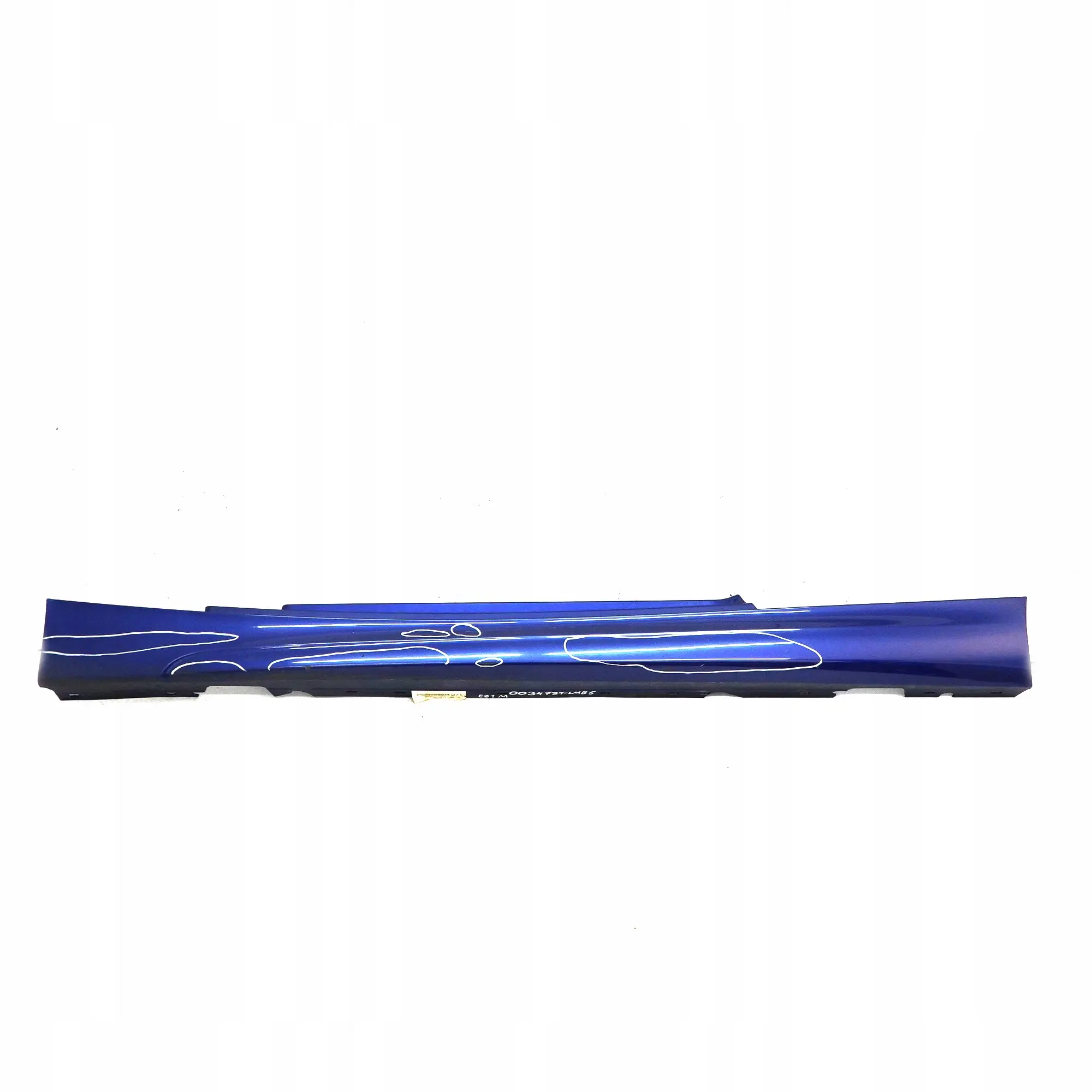 BMW 1 E81 E82 E88 5 M Sport Schwellerleiste Blende Links Le Mans Blau - 381