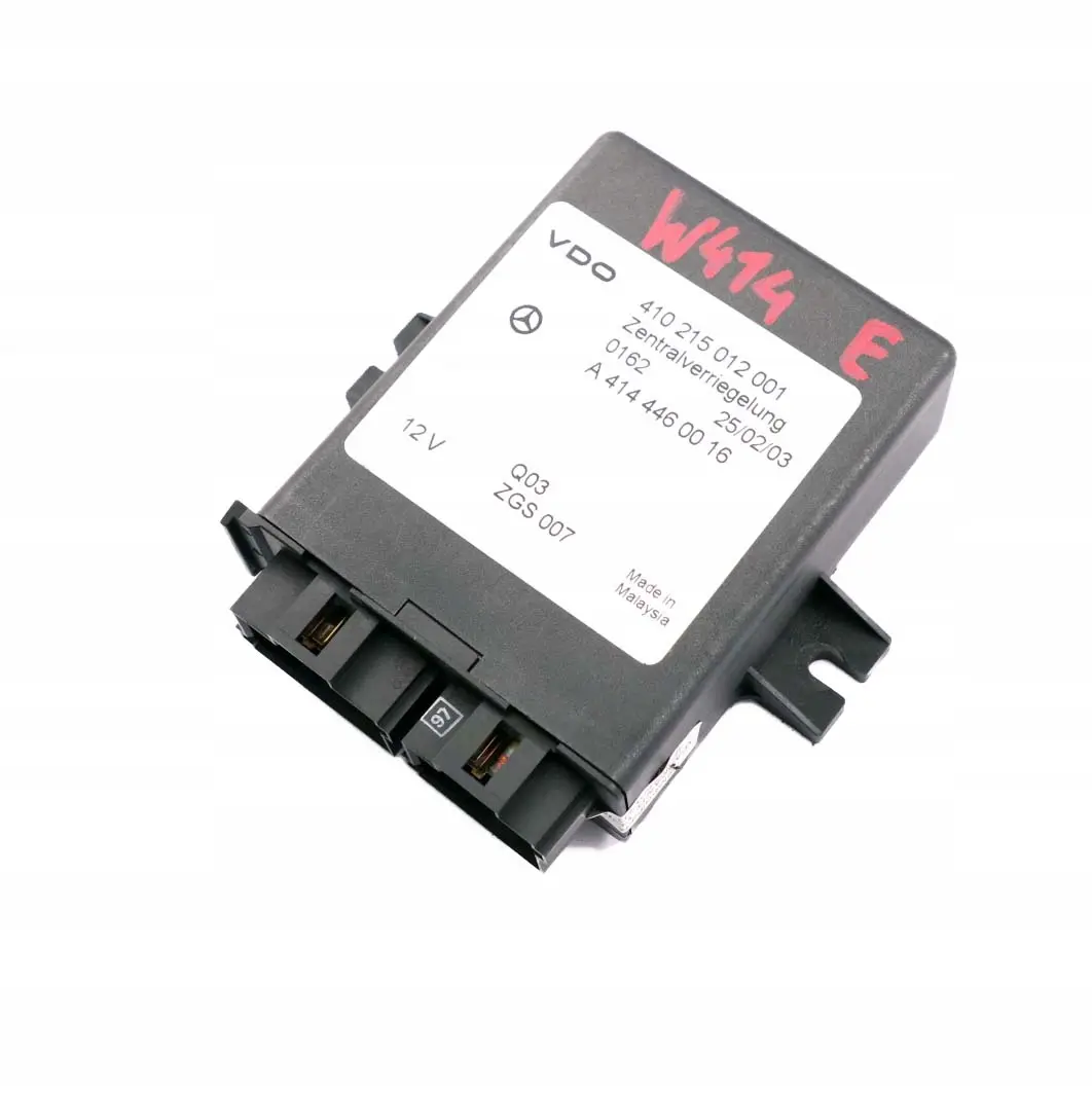 W414 Modulo Cierre Centralizado Unidad Control ECU para Mercedes Vaneo con número de pieza A4144460016 Mercedes Vaneo W414 Modulo Cierre Centralizado Unidad Control ECU - SKU A4144460016 - Número de pieza A4144460016