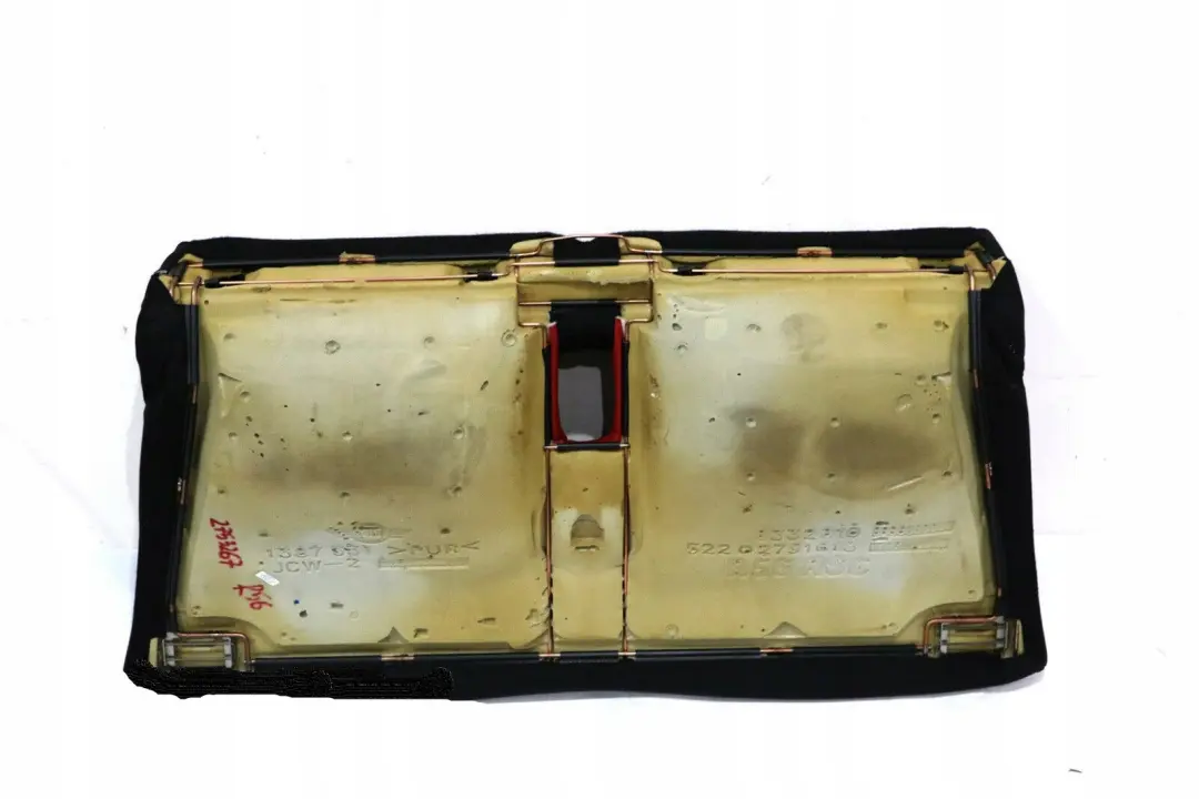 Posteriore Sedile Riferimento Tessuto Pelle Rooster Rosso per Mini Cooper R56 R57 con numero di parte 2753267 Mini Cooper R56 R57 Posteriore Sedile Riferimento Tessuto Pelle Rooster Rosso - SKU 2753267 - Numero di parte 2753267