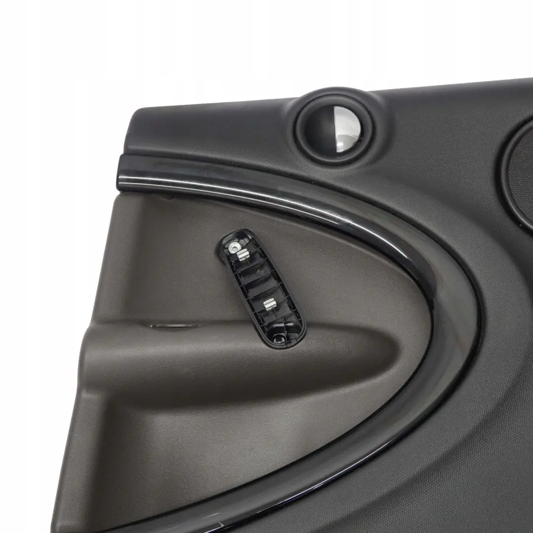 Right O/S Door Card Trim Panel Black Dark Tobacco to Mini Countryman R60 Rear with Part number 9807606 Mini Countryman R60 Rear Right O/S Door Card Trim Panel Black Dark Tobacco - SKU 9807606 - Part number 9807606