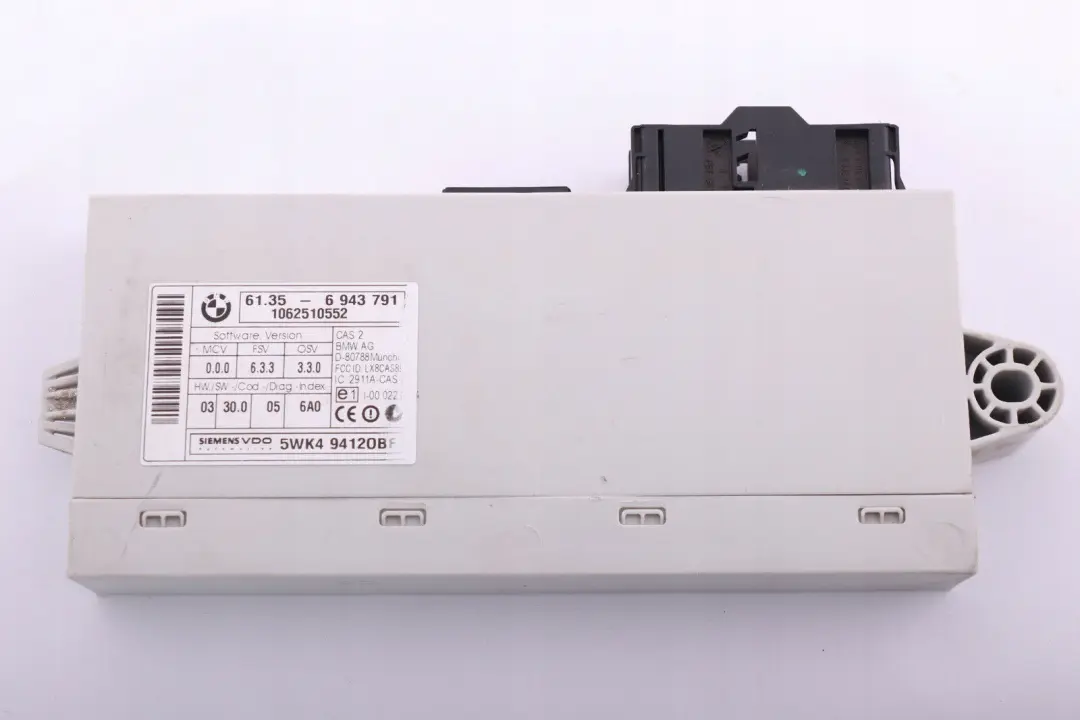 BMW 3 Series E90 320si 173HP DME Petrol N45 ECU Kit CAS2 + Key Manual - SKU 7560955-1 - Part number 7560955