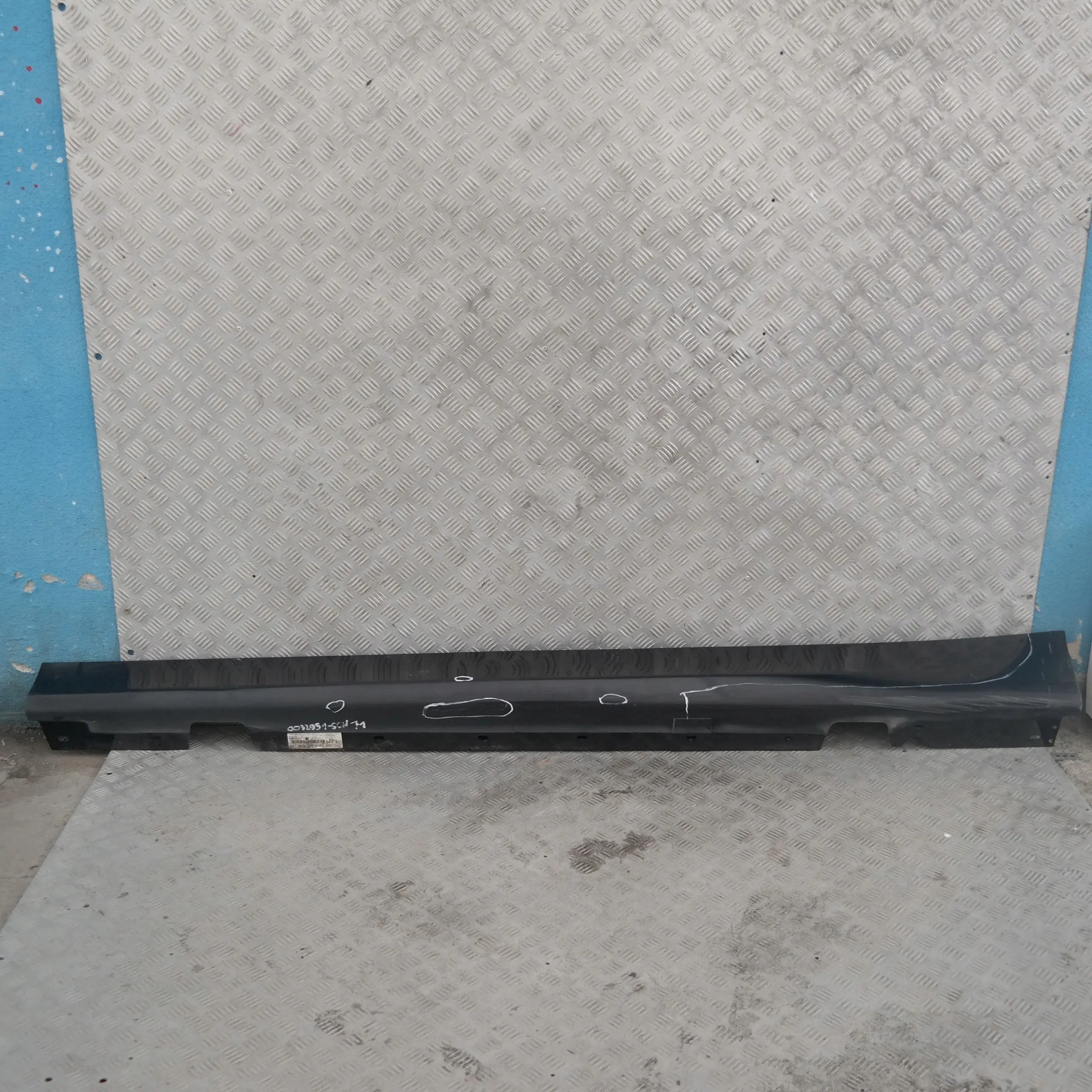 BMW E90 E91 Listello Portiera Apertura Gonne SX Nero