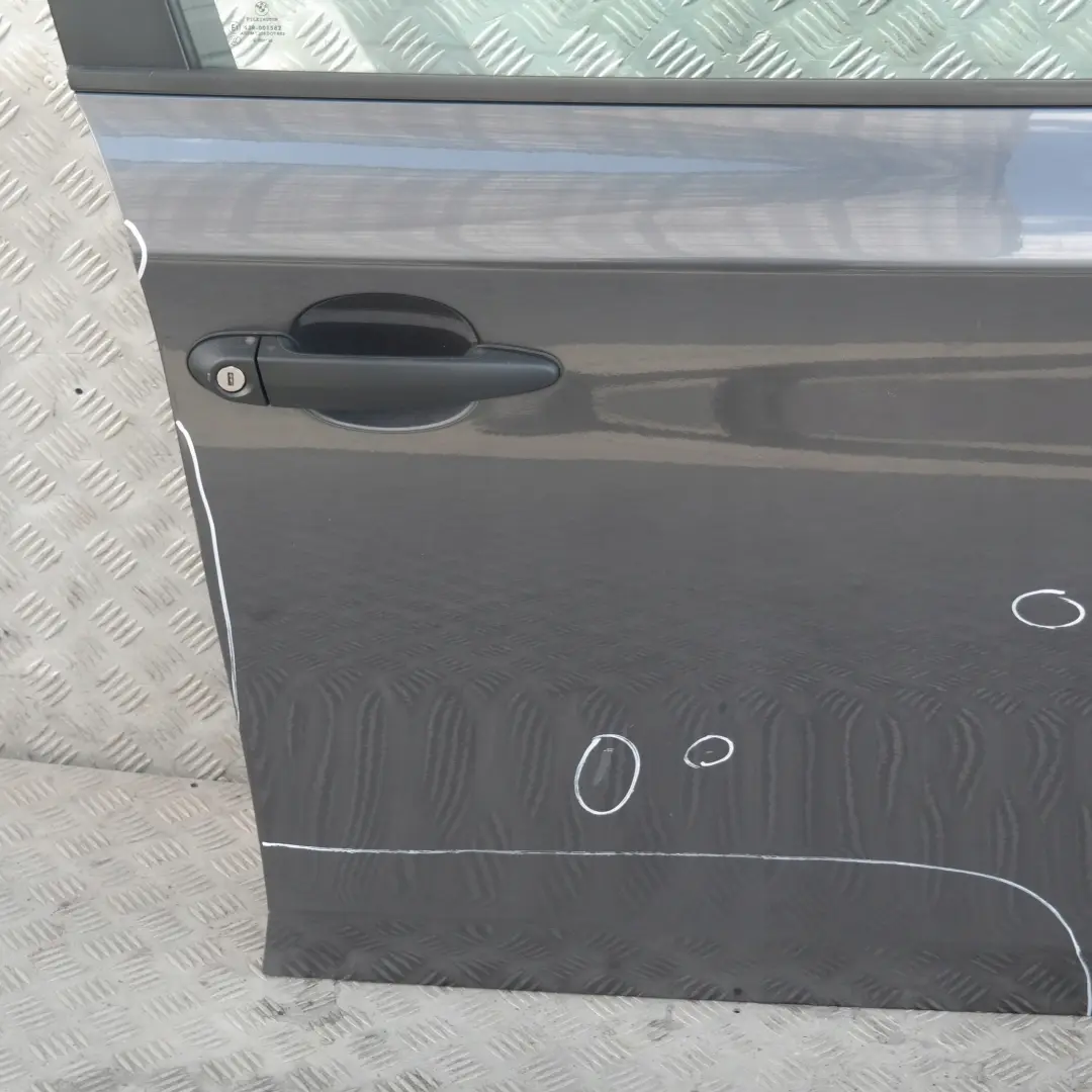 Door Front Right O/S Sparkling Graphite Metallic - A22 to BMW 1 Series E87 4 with Part number 7191012 BMW 1 Series E87 4 Door Front Right O/S Sparkling Graphite Metallic - A22 - SKU 7191012-SG4 - Part number 7191012