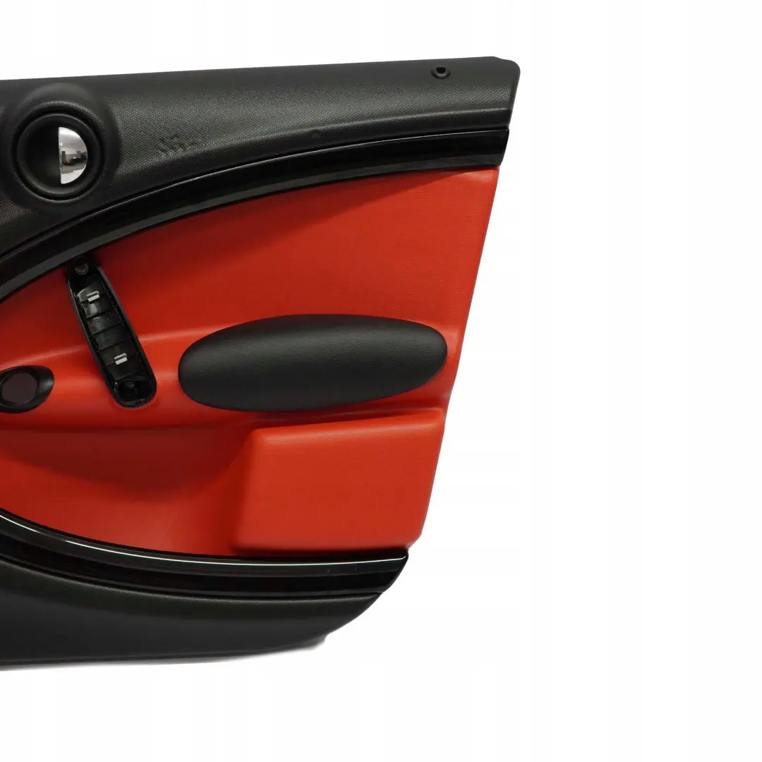 Mini R60 Delantera Derecha Tarjeta Puerta Panel de Ajuste Negro Rojo Puro - SKU 9807628 - Número de pieza 9807628
