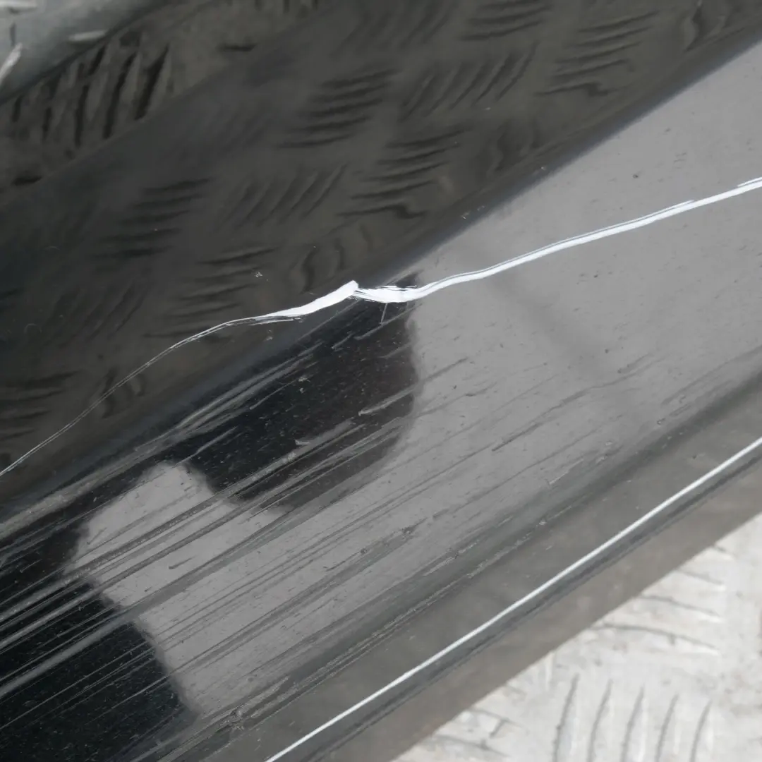 BMW 9 E87 LCI E87N Listón de umbral Faldón lateral derecho Schwarz II Negro 2 - SKU 0036144-SCH9 - Número de pieza 36144