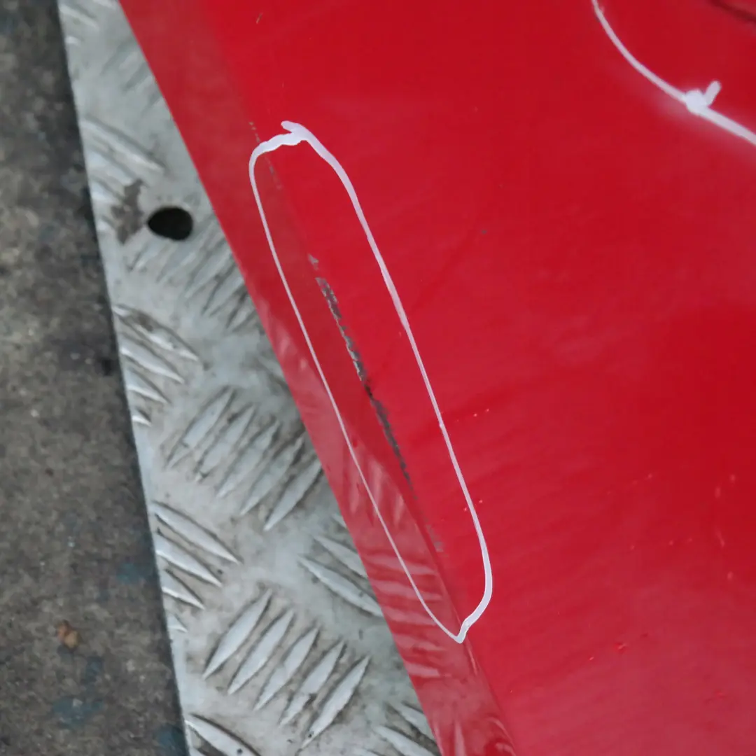 BMW 1 er 3 E87 Verkleidung Stossfänger lackiert hinten PDC Japanrot 438 - SKU 0032630-JR3 - Teilenummer 32630