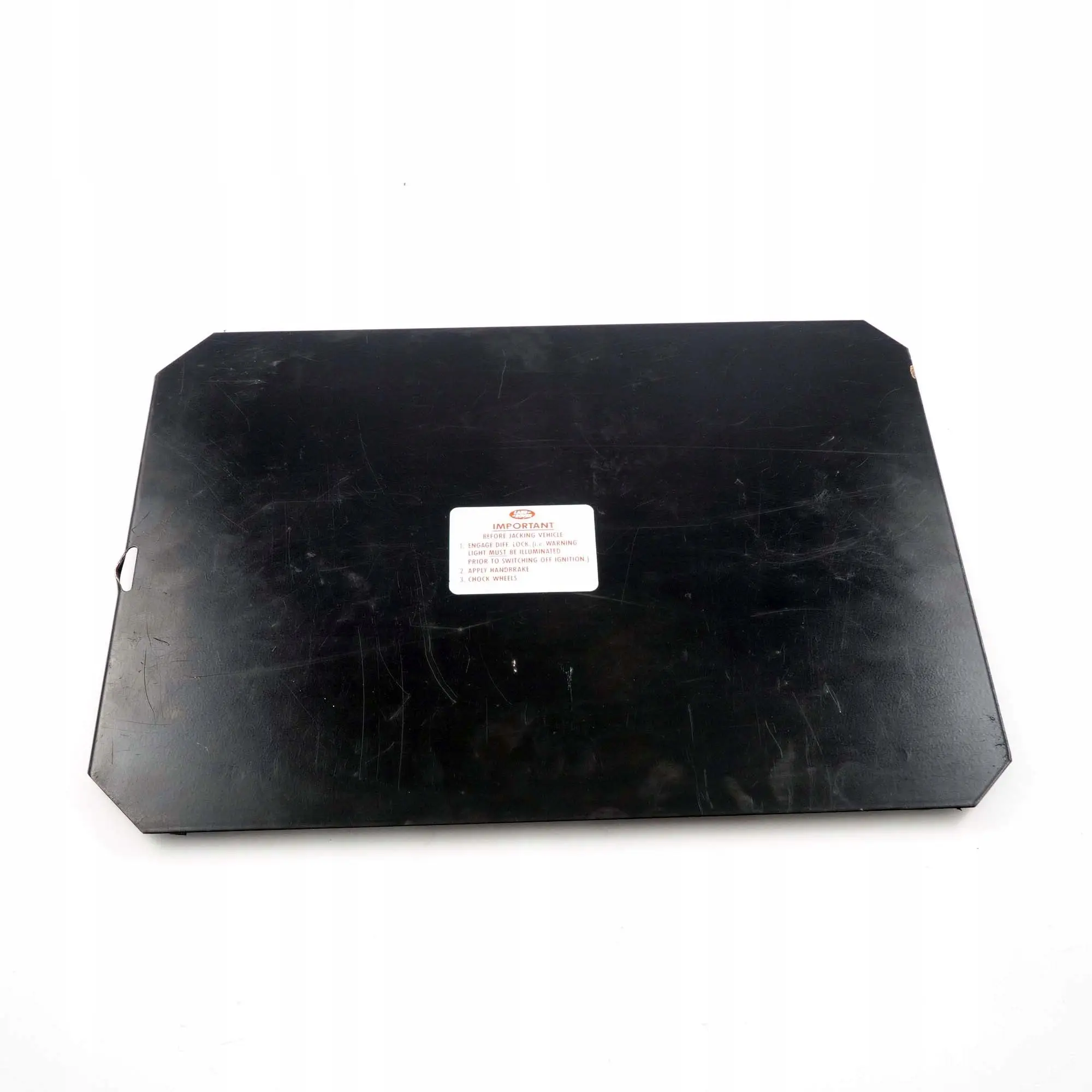 Land Rover Defender Mk1 Rear Seat Base Cubby Box Centre Plate Lid ALR5112