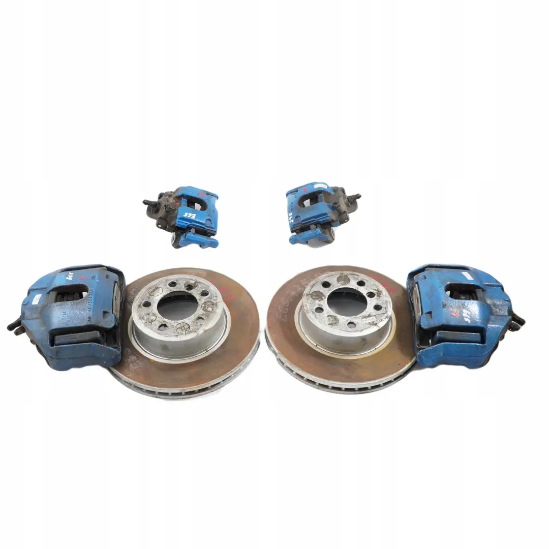 Front Left Right N/O/S Wheel Brake Disc Front Rear Caliper Set to BMW 7 E65 E66 with Part number 6864049 BMW 7 E65 E66 Front Left Right N/O/S Wheel Brake Disc Front Rear Caliper Set - SKU 6864049-1 - Part number 6864049