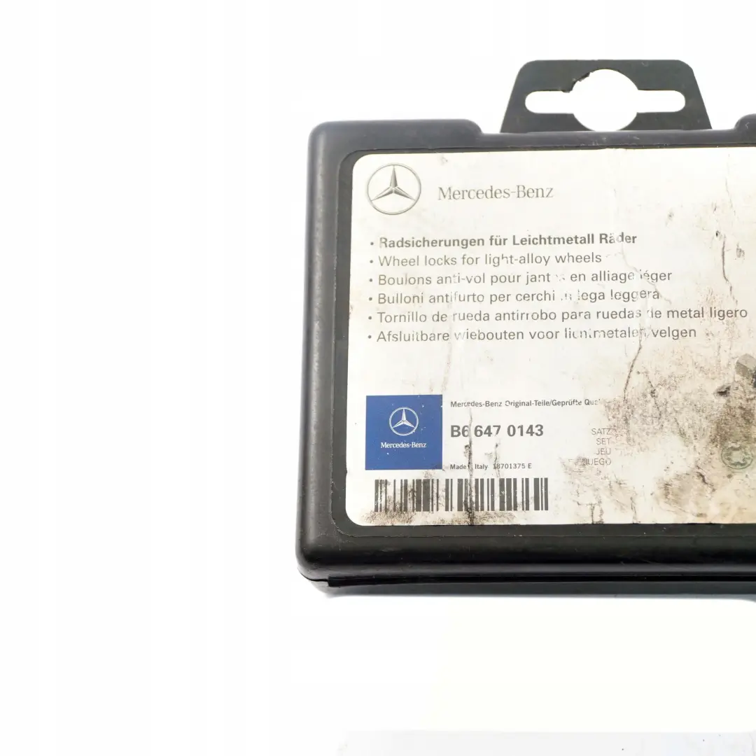 Mercedes-Benz C CLK Class W203 C209 Wheel Bolts Front Rear Set Box to with Part number A2035800010 Mercedes-Benz C CLK Class W203 C209 Wheel Bolts Front Rear Set Box - SKU A2035800010-1 - Part number A2035800010