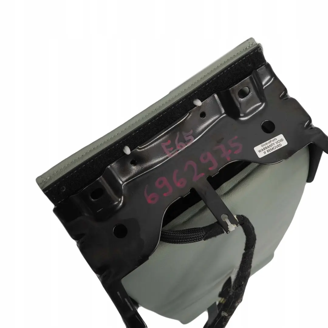 BMW 7 Serie E65 E66 R?cksitzarmlehne Appui-Tete Console Cuir Nasca Vert - SKU 6962975 - Numéro de pièce 6962975