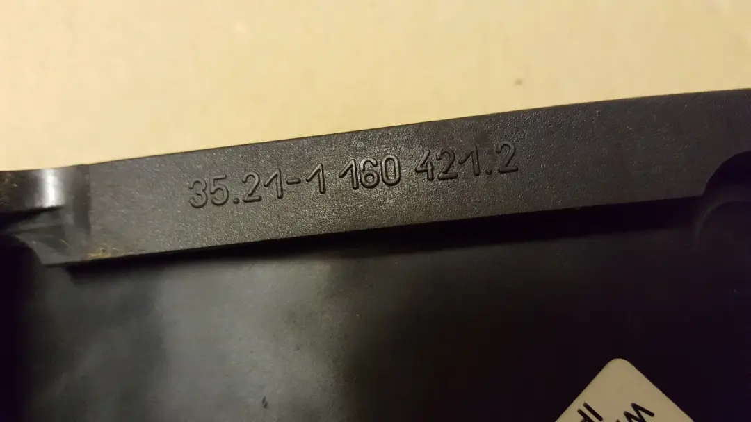 Genuine BMW Automatic Transmission Brake Pedal Rubber Pad Cover to with Part number 1160421 Genuine BMW Automatic Transmission Brake Pedal Rubber Pad Cover - SKU rhd-1160421 - Part number 1160421