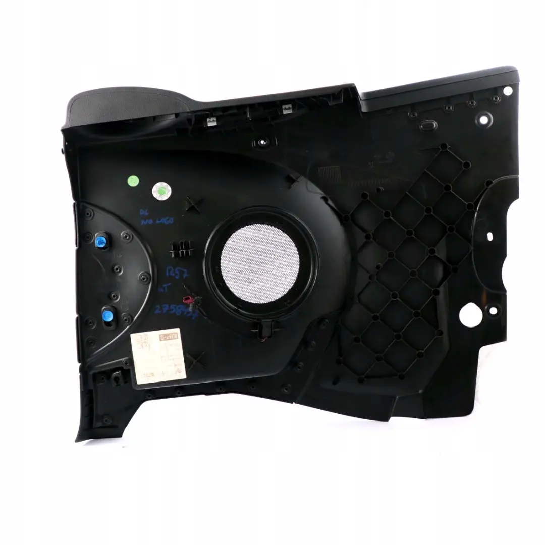 Mini Cabrio R57 Rear Lateral Trim Panel Left N/S Chrome Black - SKU 2758457-2 - Part number 2758457