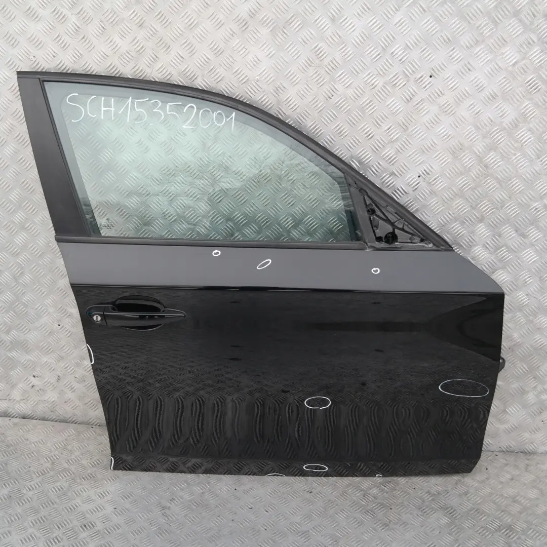 BMW 1 SERIES 11 E87 E87N LCI Door Front Right O/S BLACK SCHWARZ 2 - 668 - SKU 7191012-SCH11 - Part number 41517191012