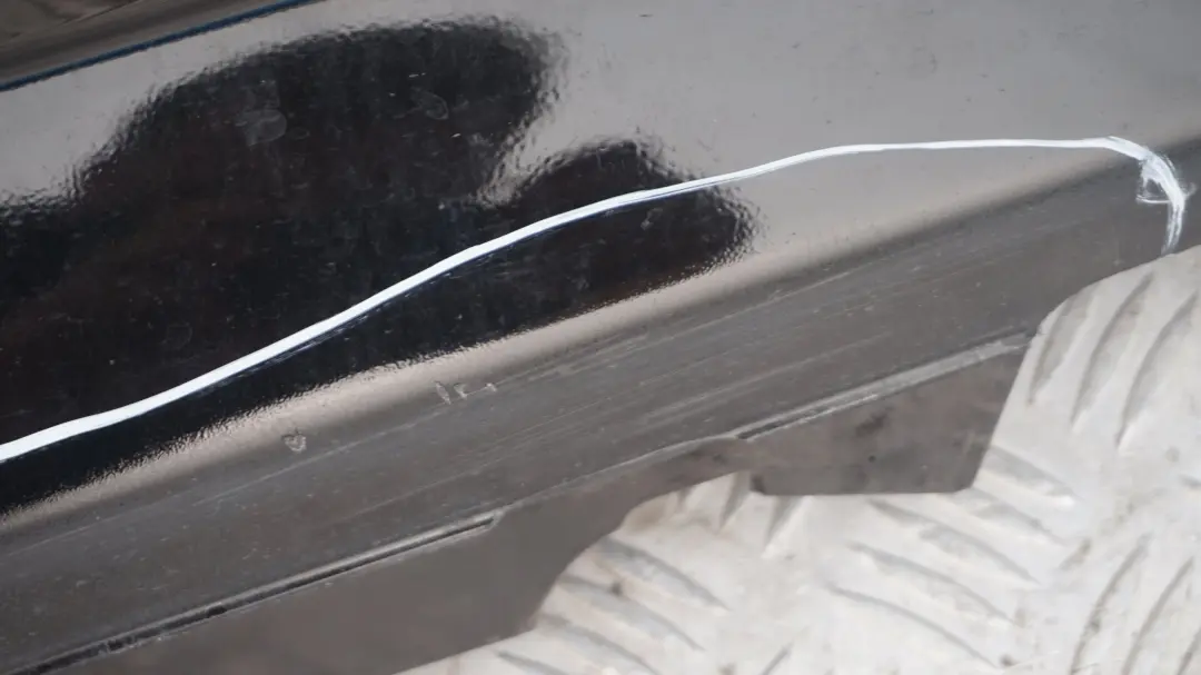 BMW 1 SERIES E81 E82 E88 Sill Strip Side Skirt Right O/S Schwarz 2 Black - 668 - SKU 0036142-SCH2 - Part number 36142