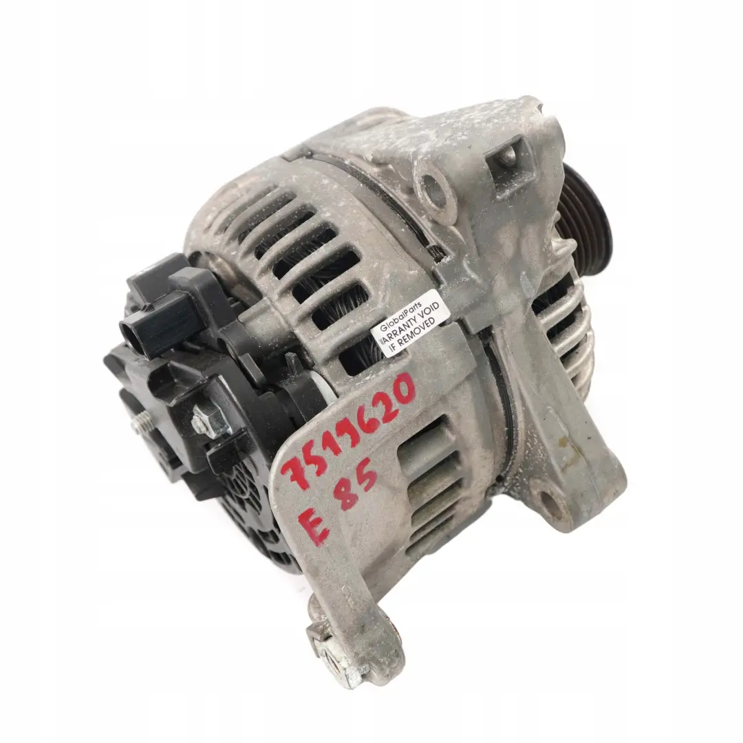 BMW 3 Z4 E46 E85 M54 325i 2.2i 2.5i 3.0i Alternator Generator 120A Bosch - SKU 7519620 - Part number 7519620