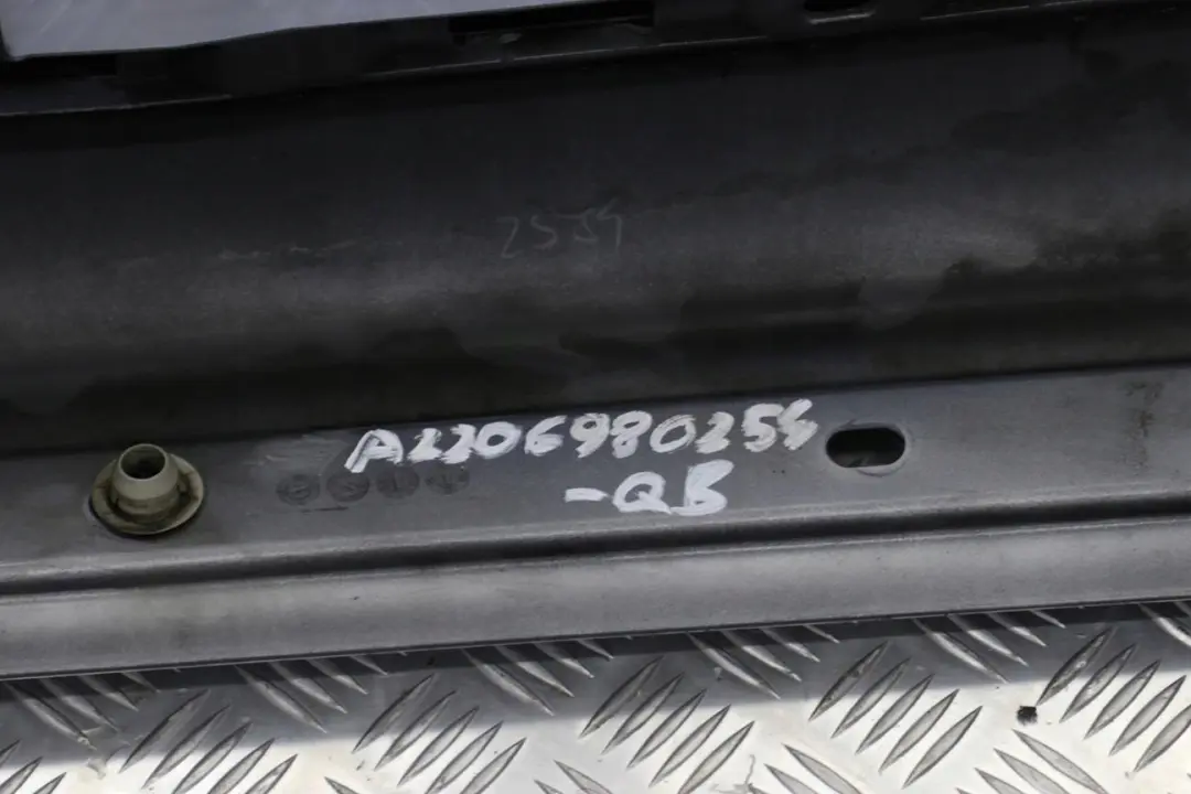 Door Sill Side Cover Skirt Right O/S Chalcedonblau Blue to Mercedes S-Class W220 with Part number A2206980254 Mercedes S-Class W220 Door Sill Side Cover Skirt Right O/S Chalcedonblau Blue - SKU A2206980254-QB - Part number A2206980254