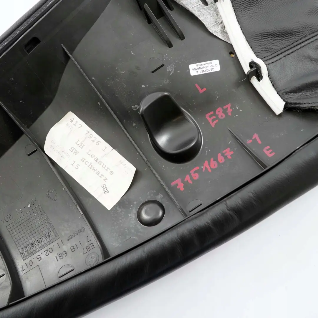 BMW 1 Series E87N LCI Rear Seat Left Side Finisher Corner Lateral Elektra - SKU 7118681 - Part number 7118681