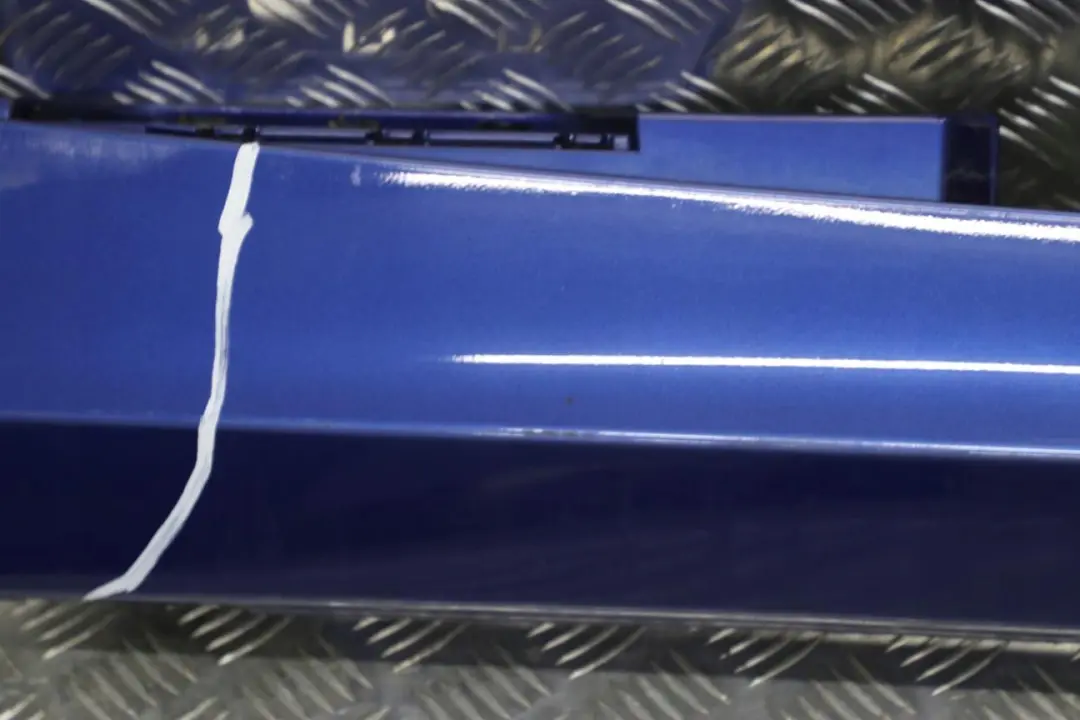 BMW E87 LCI Listello Portiera Apertura Gonna Destra Montegoblau Blu - A51 - SKU 0036144-MTB - Numero di parte 0036144