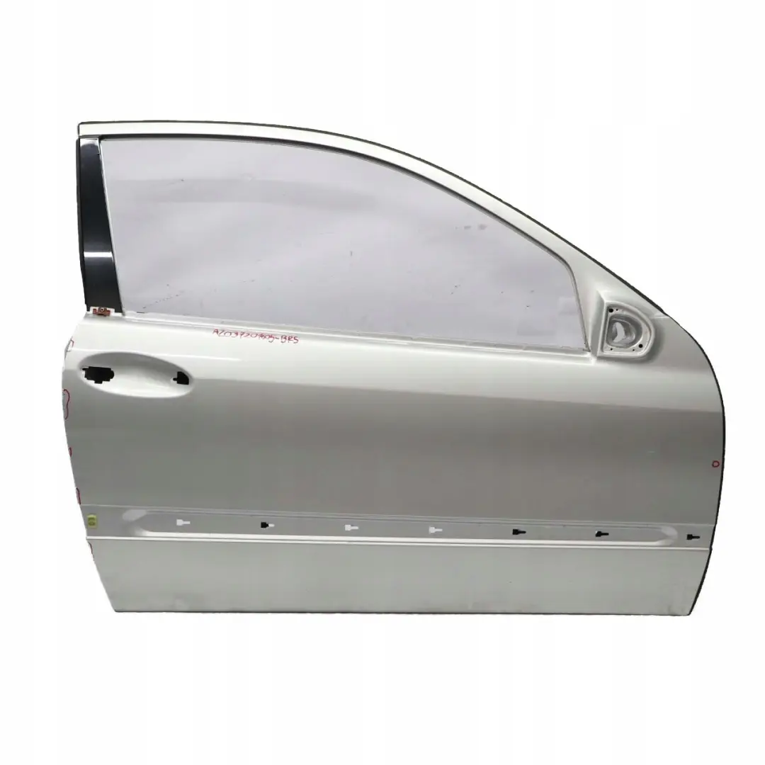  Mercedes-Benz C W203 CL203 Door Front Right O/S Brilliant Silver Metallic - 744 - SKU A2037201605-BRS - Part number A2037201605