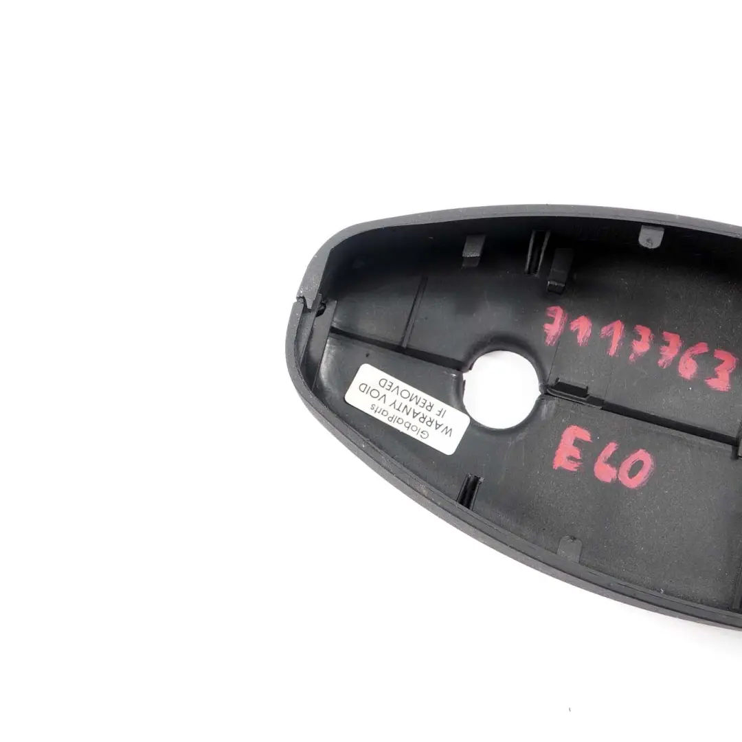 Set Of Covers Mirror Baseplate Black to BMW 5 7 Series E60 E61 E65 with Part number 7117763 BMW 5 7 Series E60 E61 E65 Set Of Covers Mirror Baseplate Black - SKU 7117763 - Part number 7117763