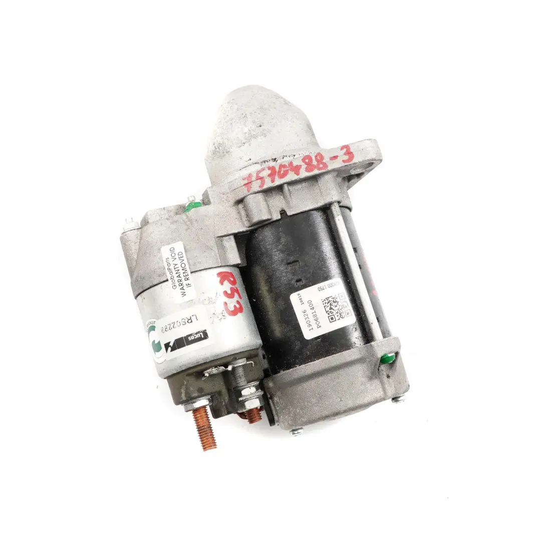 Benzina Motore Avviamento Lucas per Mini Cooper R50 R52 R53 W10 1.6 con numero di parte 7570488 Mini Cooper R50 R52 R53 W10 1.6 Benzina Motore Avviamento Lucas - SKU 7570488-3 - Numero di parte 7570488