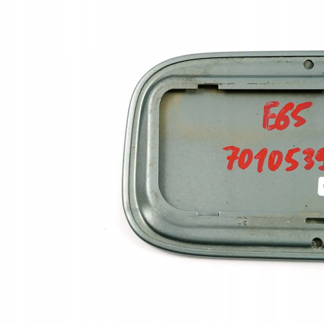 Fill In Flap Fuel Filler Cover Schiefergruen Slate Green - 449 to BMW 7 E65 E66 with Part number 7010539 BMW 7 E65 E66 Fill In Flap Fuel Filler Cover Schiefergruen Slate Green - 449 - SKU 7010539-SGM - Part number 7010539