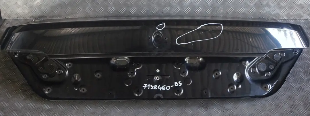  Genuine BMW 7 Series E65 E66 E67 1 Trunk Lid Boot Tailgate Black Sapphire - 475 - SKU 7138460-BS1 - Part number 7138460