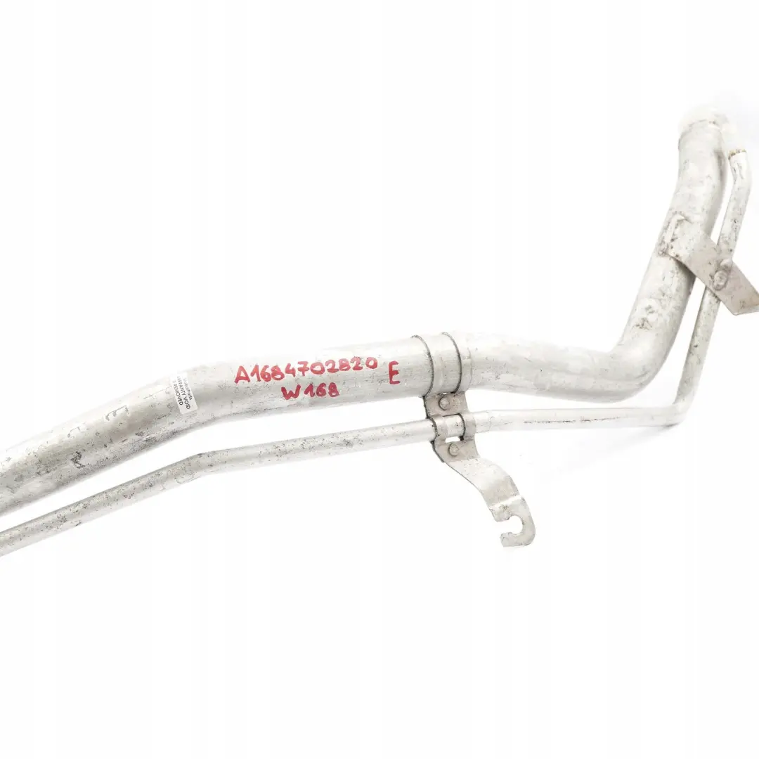 Tubo del cuello De llenado del deposito De combustible para Mercedes W168 con número de pieza A1684702820 Mercedes W168 Tubo del cuello De llenado del deposito De combustible - SKU A1684702820 - Número de pieza A1684702820